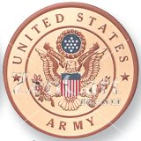 Army 2" Embossed Litho