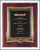 10 1/2 X 13 Rosewood Stained Piano Finish Plaque