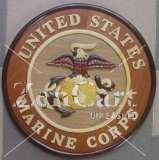 OCLO10USMC - United States Marine Corps Wood Seal