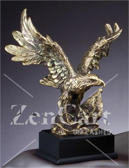 OCDAE710 - 11" Eagle Resin Trophy - Click Image to Close