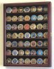 49 Challenge Coin Display Case Cabinet Cherry