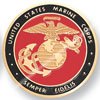 Marine Corps 2" Etched - Click Image to Close