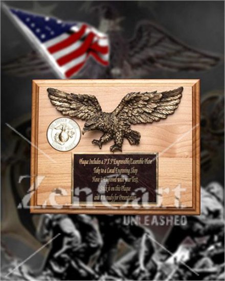 8 X 10 Eagle Medallion - Click Image to Close