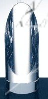 OCPRC621L - Clear Cylinder Paperweight - Click Image to Close