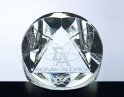 OCPRC668 - Pyramid Dome Paperweight