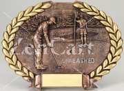 OCROP717B - Resin Oval Golf Award