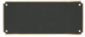 OC497-49 (3" x 7" Black Gold Brass Perpetual Plate Border
