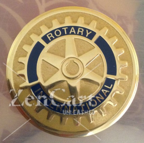 Rotary International 2" Litho Insert - Click Image to Close