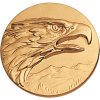 Eagle Head 2" Stamped Medallion
