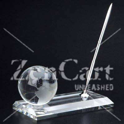 OCMMc-105 - Globe Pen Stand Set - Click Image to Close