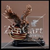 OCDRFB805 - 10" Eagle Resin Trophy