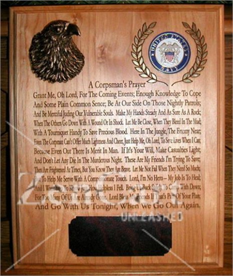 Navy Corpsman Prayer - Click Image to Close