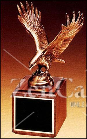 10 3/4" Fully Modeled Antique Bronze Eagle Casting - Click Image to Close